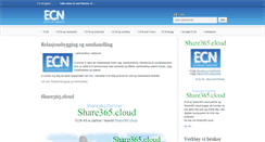 Desktop Screenshot of ecn.no