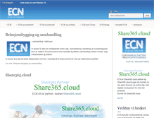 Tablet Screenshot of ecn.no